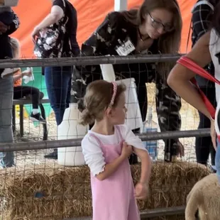 Petting zoo employee