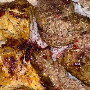 Seasoned Kabobs Combination Plate