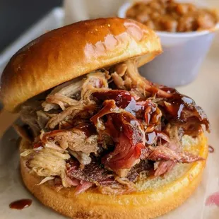 Pork sandwich