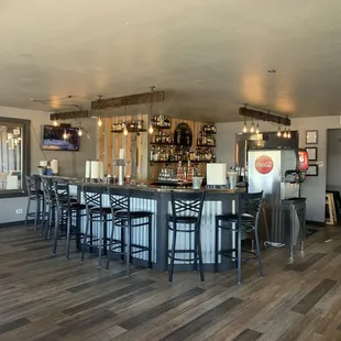 a man sitting at a bar