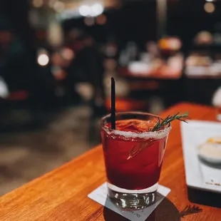 Blood orange margarita / $14.50