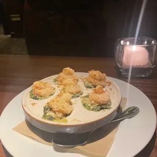 Lump Crab, Roasted Shrimp and Spinach Stuffed Mushrooms