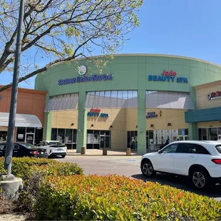 Front of the building