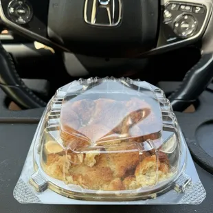bread pudding small $4.75 (instagram: @issa.cheatday)