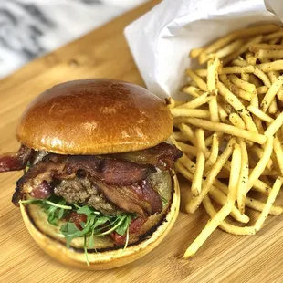 Monterrey Jack Bacon Burger
