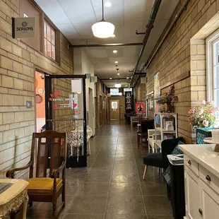 Jan 2023 Hallway of coffee shop