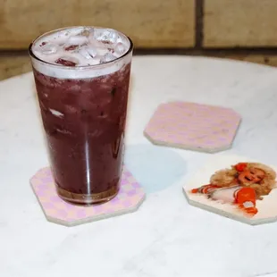 Shaken Organic Blueberry Lemonade