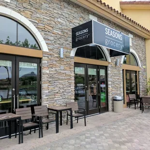 Front of store in mid July 2017.