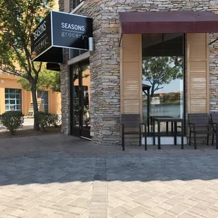 Lake front entrance