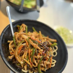 Shredded Pork Garlic Sauce Noodles