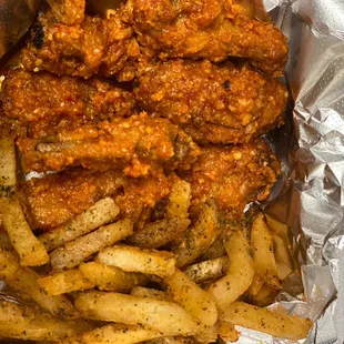Schezwan Chicken Wings
