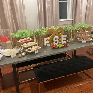 Roasted Garlic Wings and Crawfish Cajun Pasta  (far right), gumbo Orleans (not pictured)