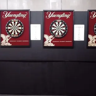 darts on the wall