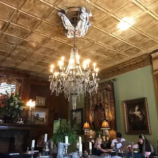 The dining area