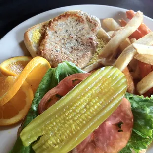 Pork Chop Sandwich