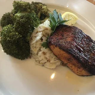 Cedar Plank Roasted NW King Salmon