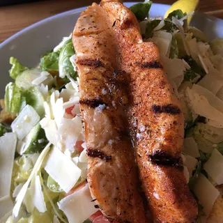 Cajun Salmon Caesar Salad