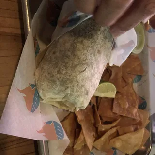 Cajun Salmon Burrito Wrap