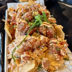 Happy Hour Poke Nachos