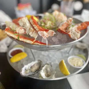 Cold seafood tower