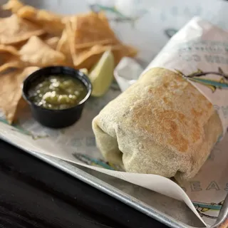 Chimichurri Shrimp Burrito