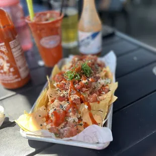 Poke nachos