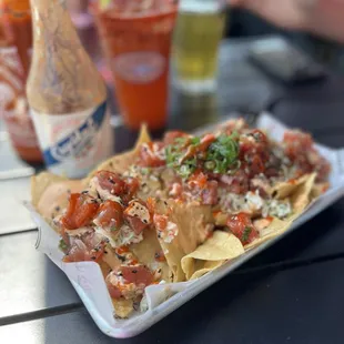 Poke nachos