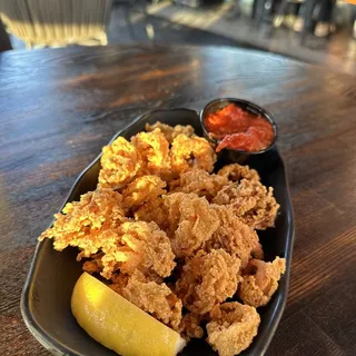 Crispy Calamari N Greens