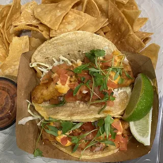Classic Fish Tacos Plate