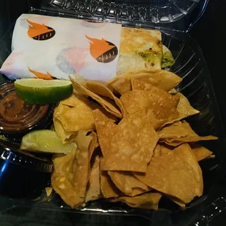 Chimichurri Shrimp Burrito