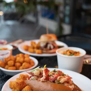 Lobster roll at Seatown in Pike Place near Downtown Seattle