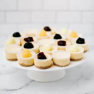 Mini Cheesecakes with Berry Toppings