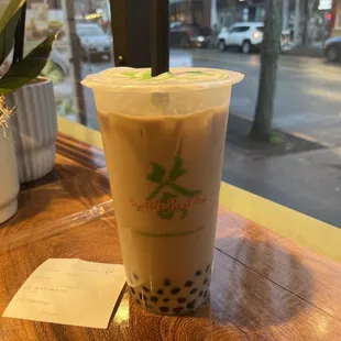 Black milk tea