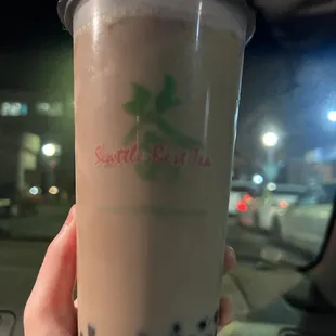 Heavy oolong milk tea