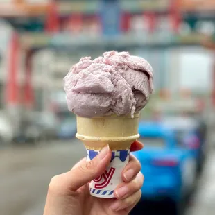 Taro ice cream (IG: hangryforwhat)