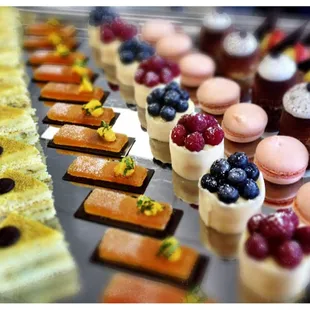 a variety of pastries