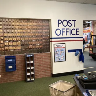 Pretend Post Office complete with mail truck