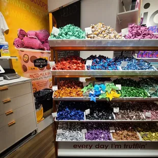 a display of candy in a store