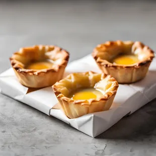 Golden Egg Tarts