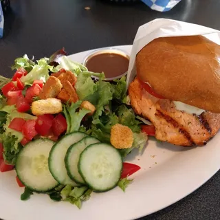 Grilled Salmon Sandwich