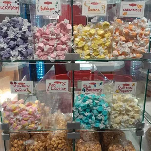 a display of candy in a store