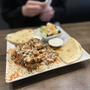 Chicken Shawarma plate