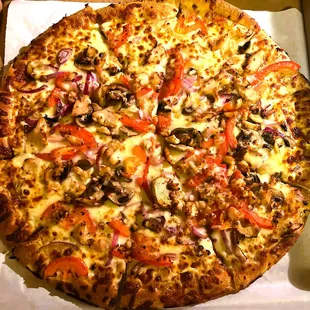 Garlic Chicken Pizza