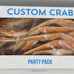 a box of arctic snow crab