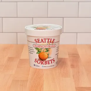 a container of sorbets