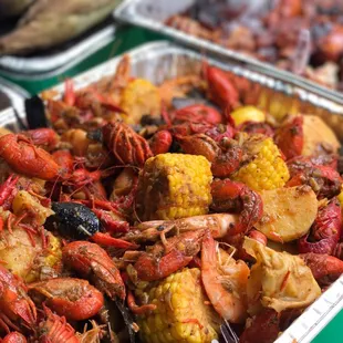 Pretty decent size of crawfish for our Cajun Style Seafood Feast ($12.99 for 5lbs bag)