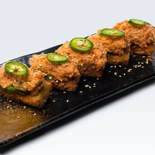 Spicy Tuna Rice Cakes