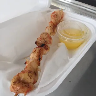The shrimp n lobster skewers