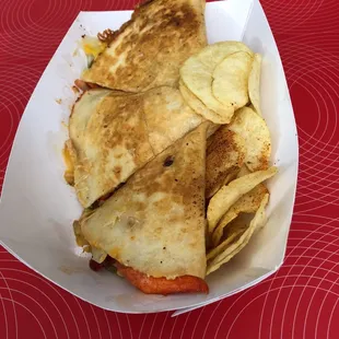 Lobster quesadilla!