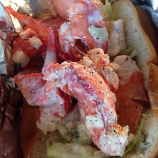 4oz lobster roll for $16 - worth every penny!
